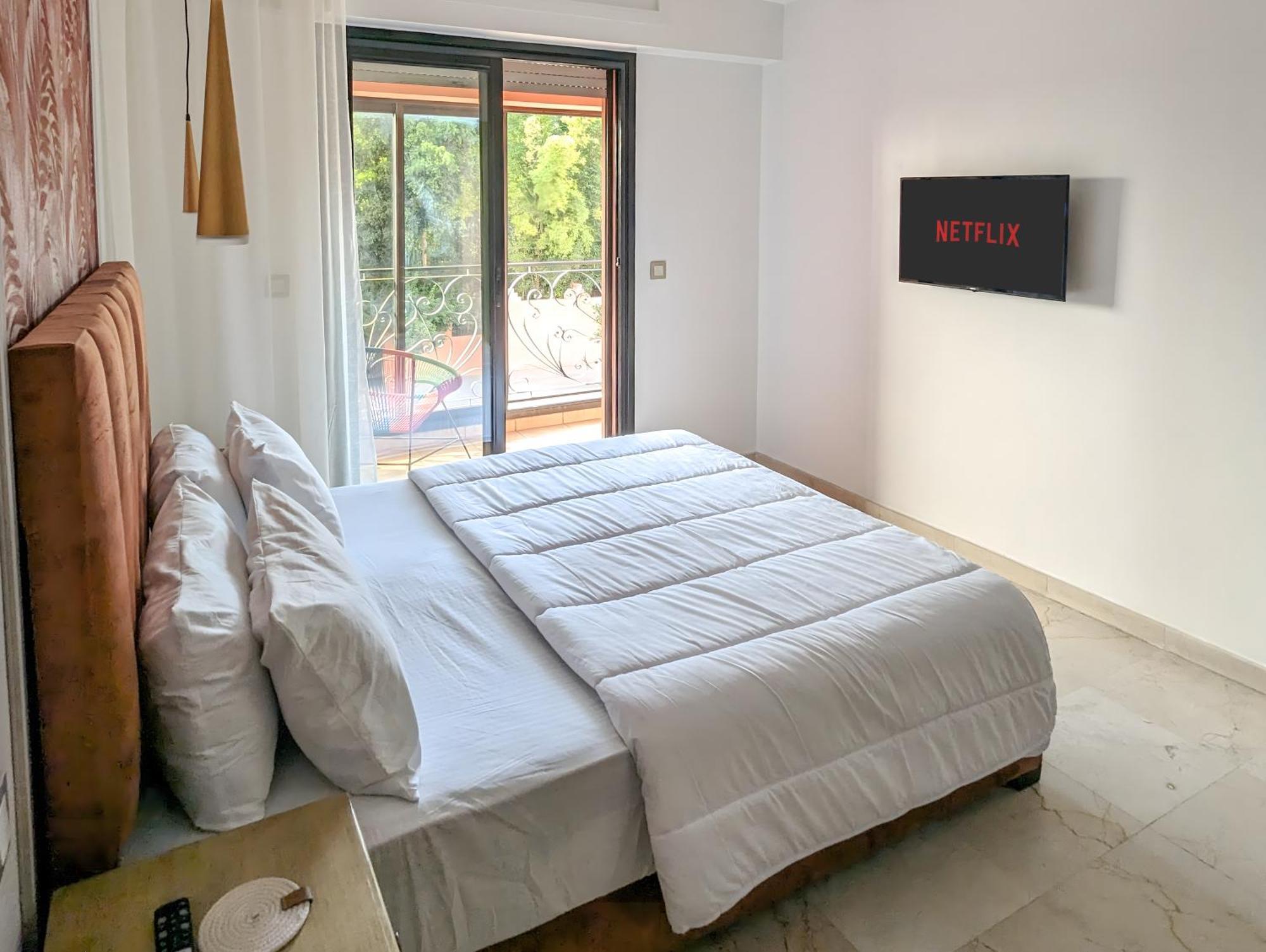 Apartement Panoramic View Majorelle Garden With Pool Marrakesh Exterior photo