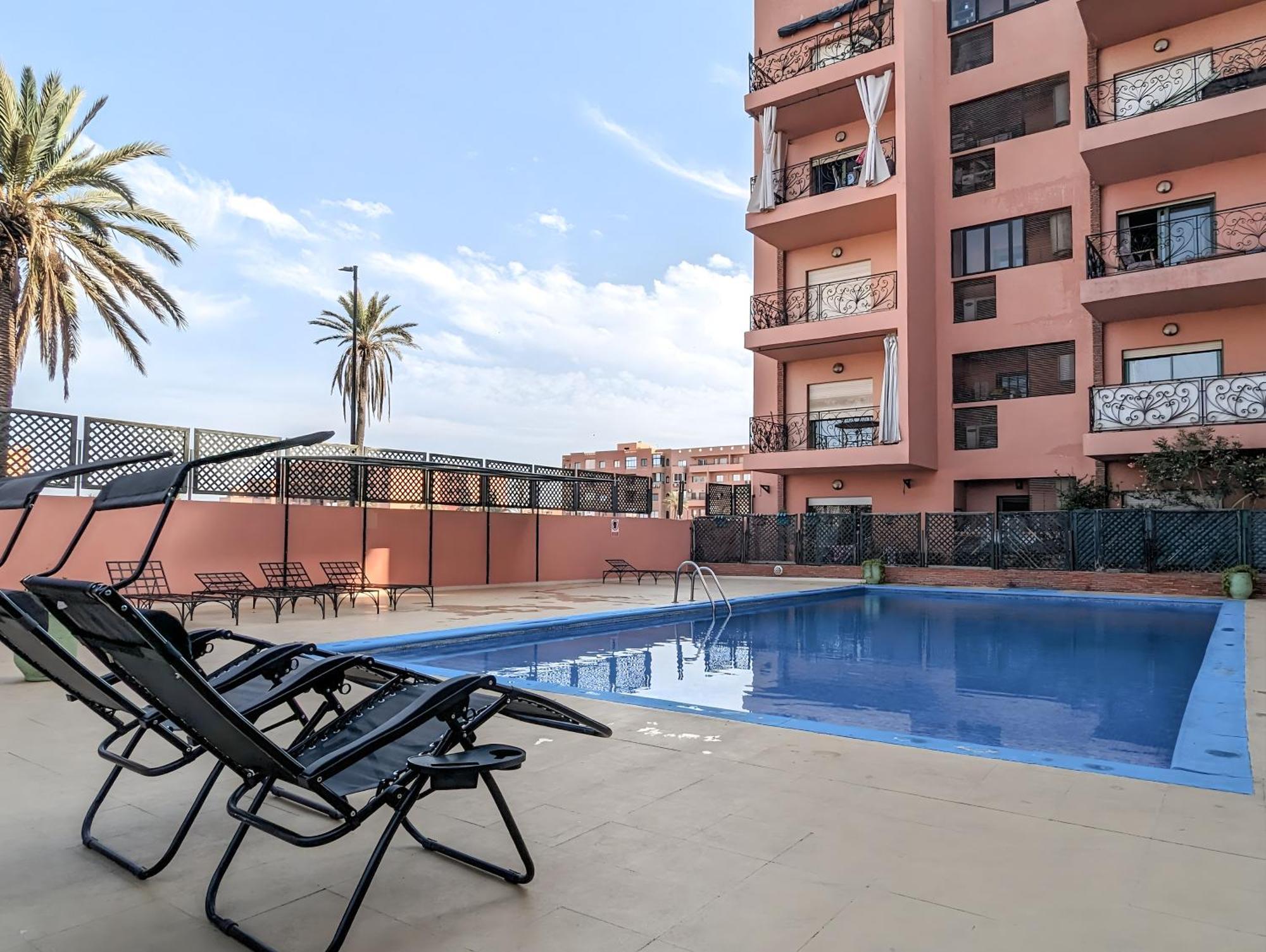 Apartement Panoramic View Majorelle Garden With Pool Marrakesh Exterior photo